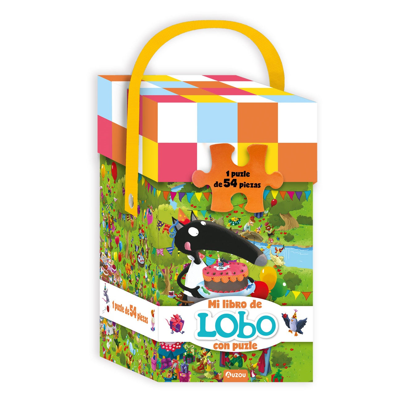 Mi libro de lobo con puzle: El lobo que quería festejar su cumpleaños Mi libro de lobo con puzle: El lobo que quería festejar su cumpleaños